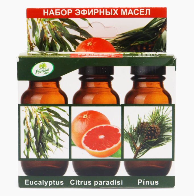 Набор эфирных масел АРОМАТЕРАПИЯ в ассортименте 3*10мл 