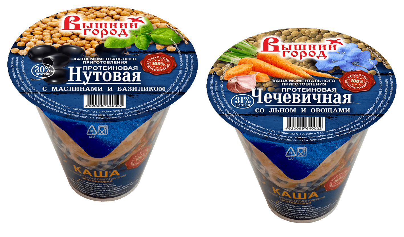 Каша моментального приготовления «Вышний город» 50 г "Полинка" ООО