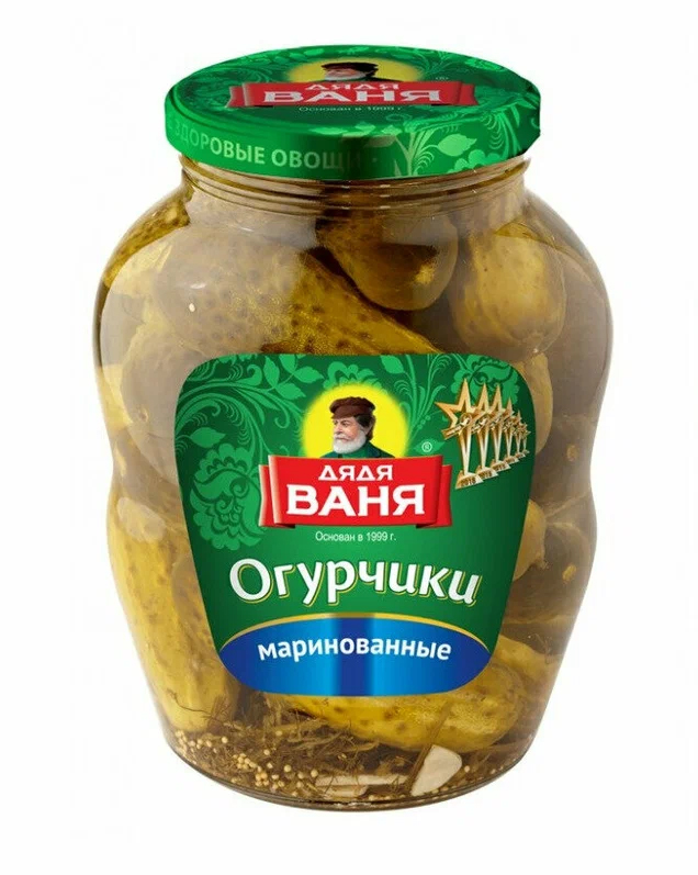 Огурцы маринов. Дядя Ваня 1800 мл, ст/б