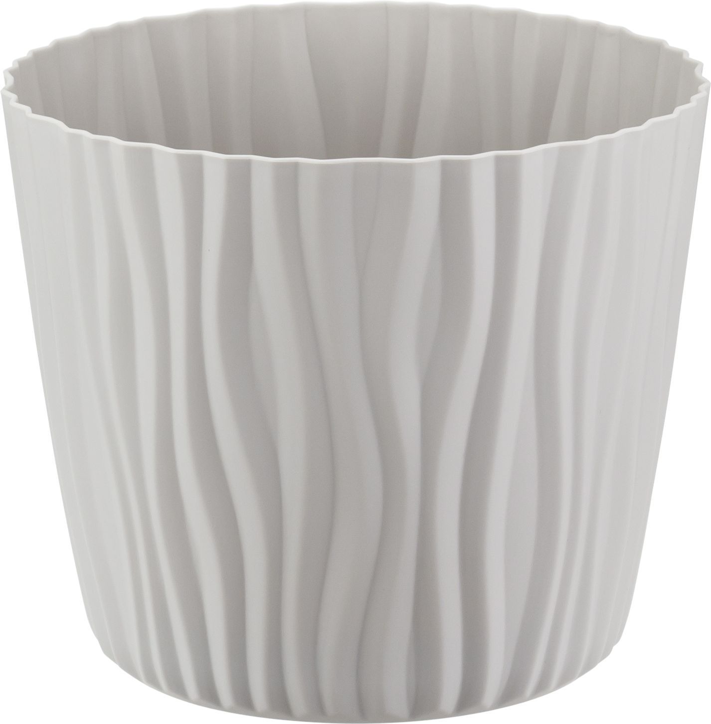 Горшок для цветов "Волна", 10 л. ПЛАСТИК РЕПАБЛИК