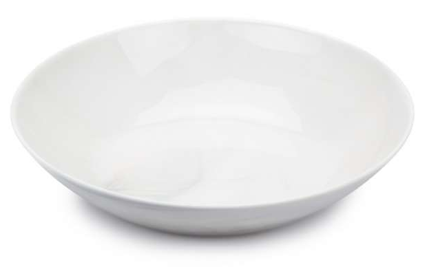 Тарелка суповая 20см. Объем 800мл. Опаловое стекло с декором 