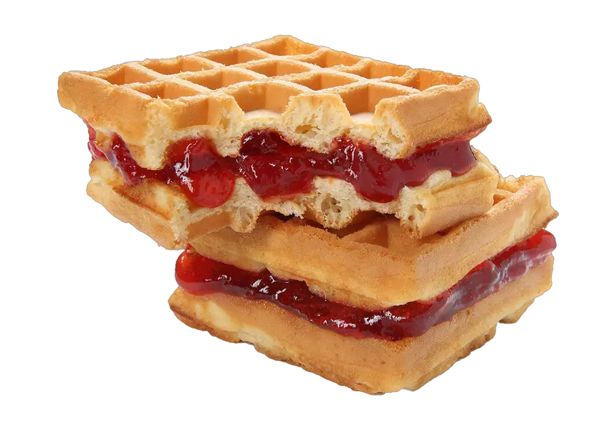 Вафли мягкие с клубничной начинкой 530 гр