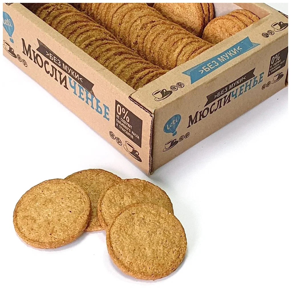 Продукт зерновой запечённые мюсли «Мюсличенье» с ароматом яблока, 0,55 кг