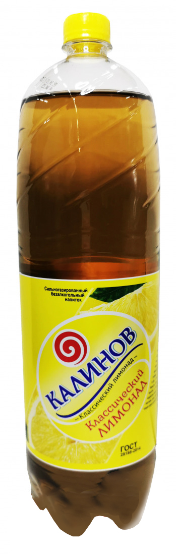 Безалкогольный сильногазированный напиток Калинов лимонад 2,0л ПЭТ Фонте Аква ПК ООО