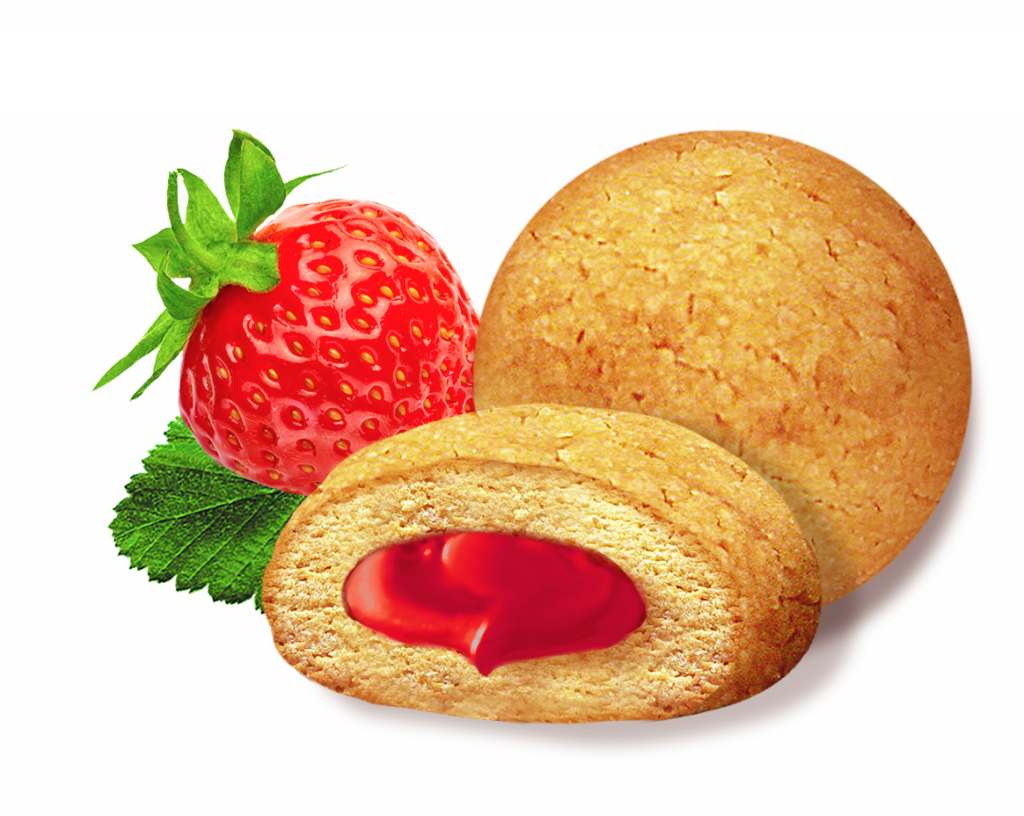 Печенье Солнечные фрукты с начинкой в ассортименте 1кг, Брянконфи