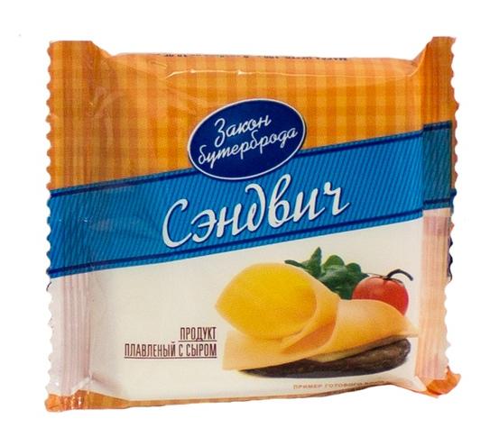 Слайсы Сэндвич прод.плавл.с сыром м.д.ж 45% ЗМЖ 300гр Ястро переработка ООО