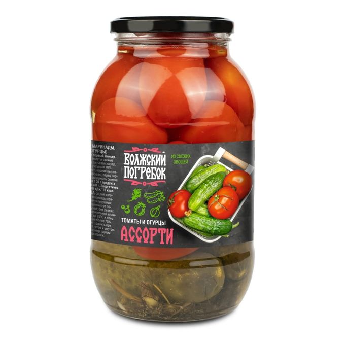 Огурцы Волжский Погребок 1500мл(МОП 750г) СТб