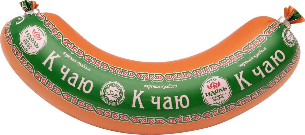 Колбаса вареная К чаю, 400гр, Царицыно Халяль (шт)