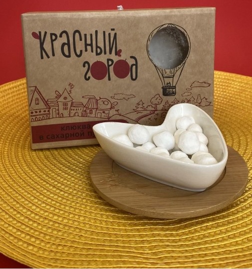 Клюква дробленая с сахаром 500 гр. "Красный город"