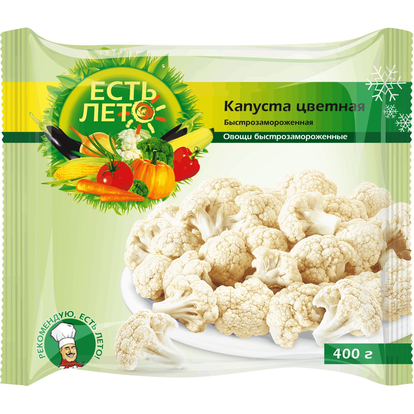 Капуста цветная ТМ "Есть лето" пак. 400г