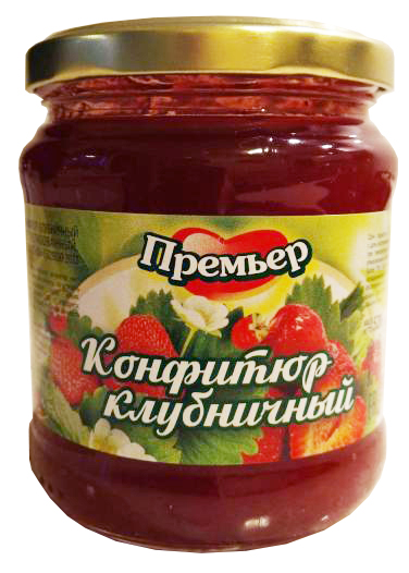 Конфитюр клубничный 350 гр. ООО "Премьер"