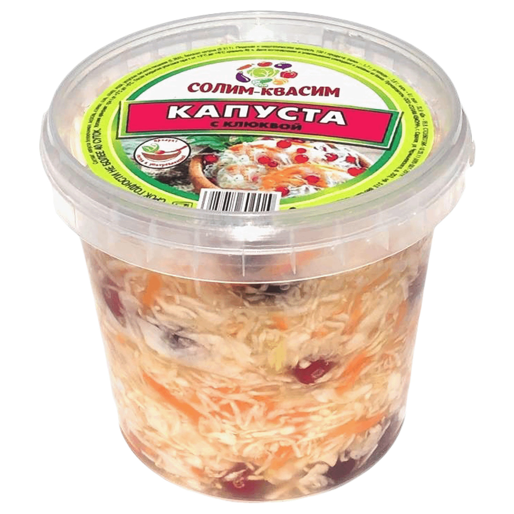Капуста с клюквой 500 гр. "Солим Квасим" ООО