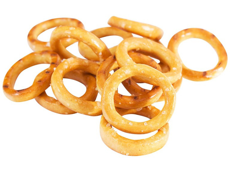 Колечки соленые, 300гр., Кундрат