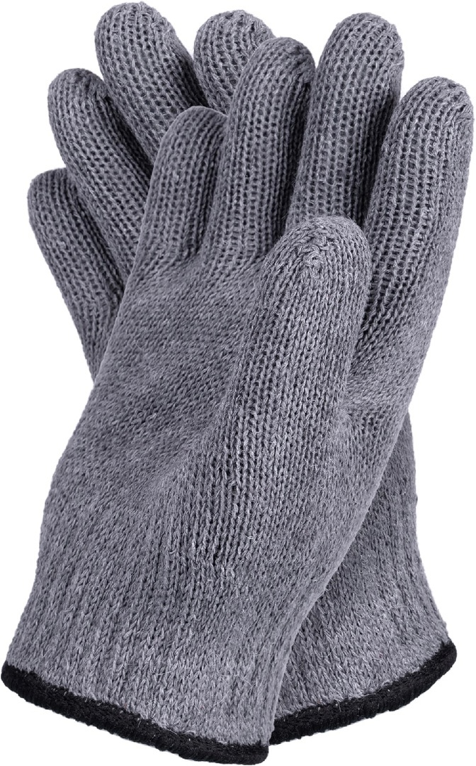 Перчатки трик. п/шерсть двойной вязки 2 пары/упак 7кл вязки