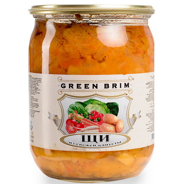 Щи "Green Brim" 500г ст/б ГОСТ. ООО"Шуя кооппродукт", г.Шуя Шуйский консервный завод