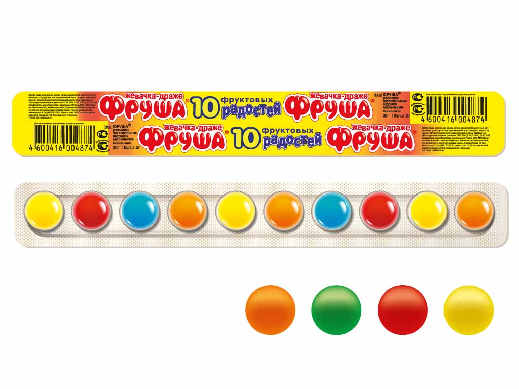 Жевательная резинка Фруша 10шт