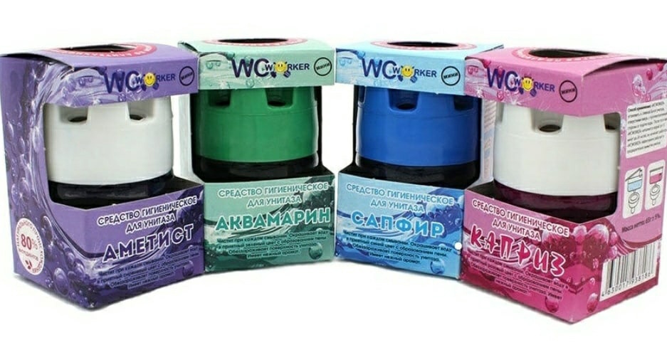 Средство гигиеническое для унитаза WCworker мини, 65г, ДИТРЕЙД