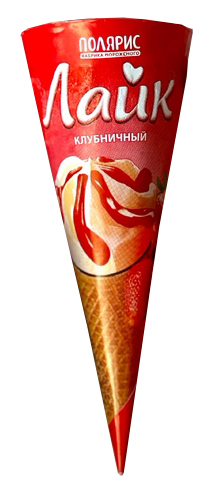 Мороженое Рожок Лайк слив. клуб ван/ шок фисташ 8% БЗМЖ 73гр.