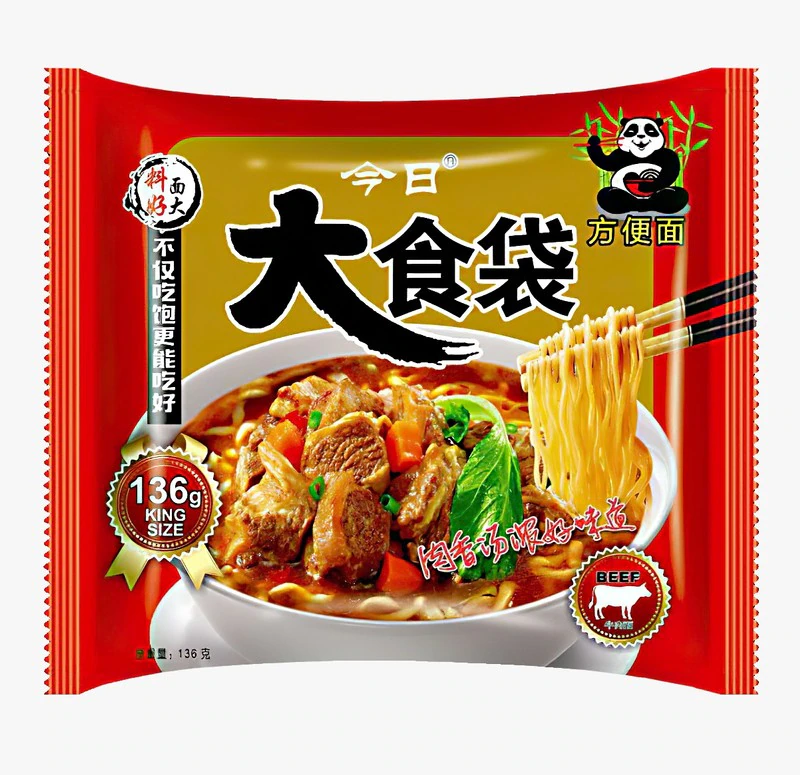 Лапша быстрого приготовления «Джин Ри Биг» (JinRiBig) 136 г.