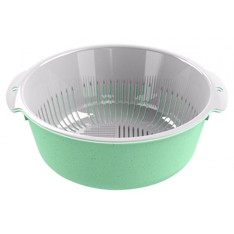 Миска дуршлаг круглая, 267*24*92мм , 3л