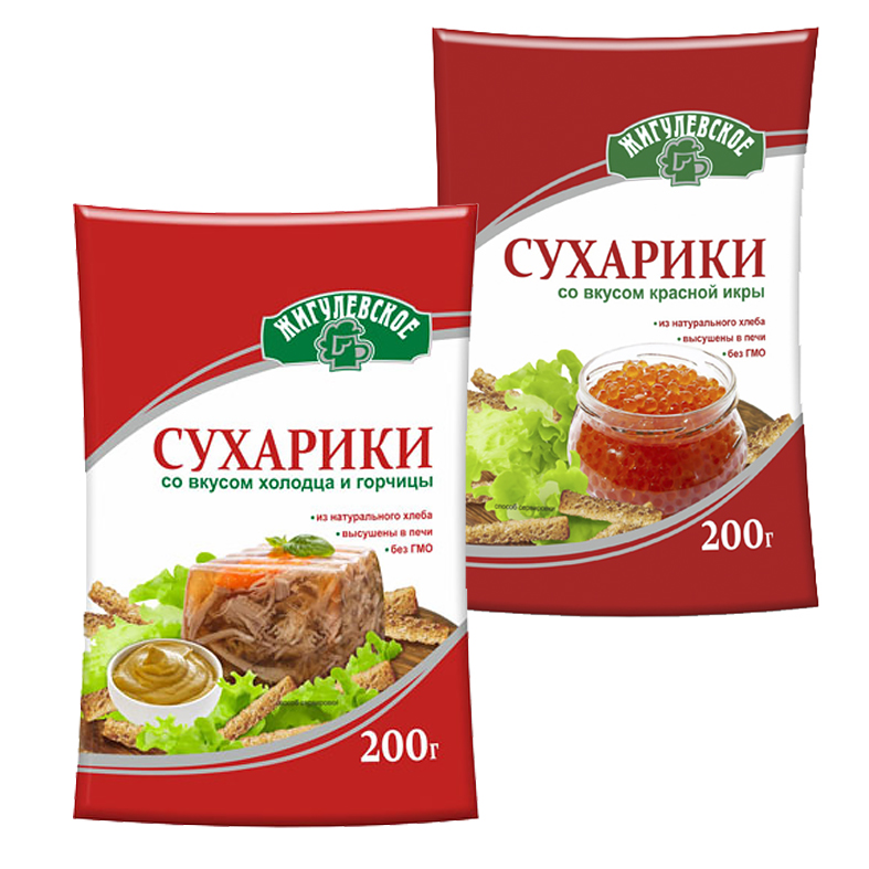Сухарики 200 гр АО "РЕГИОН ПРОДУКТ"