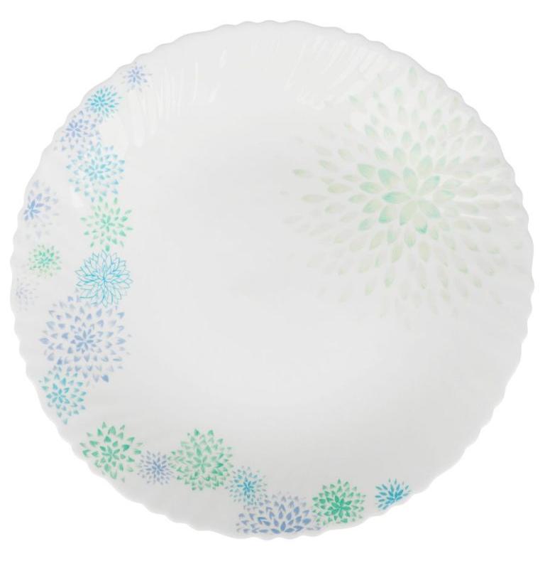 Тарелка десертная 19см., опаловое стекло, с декором