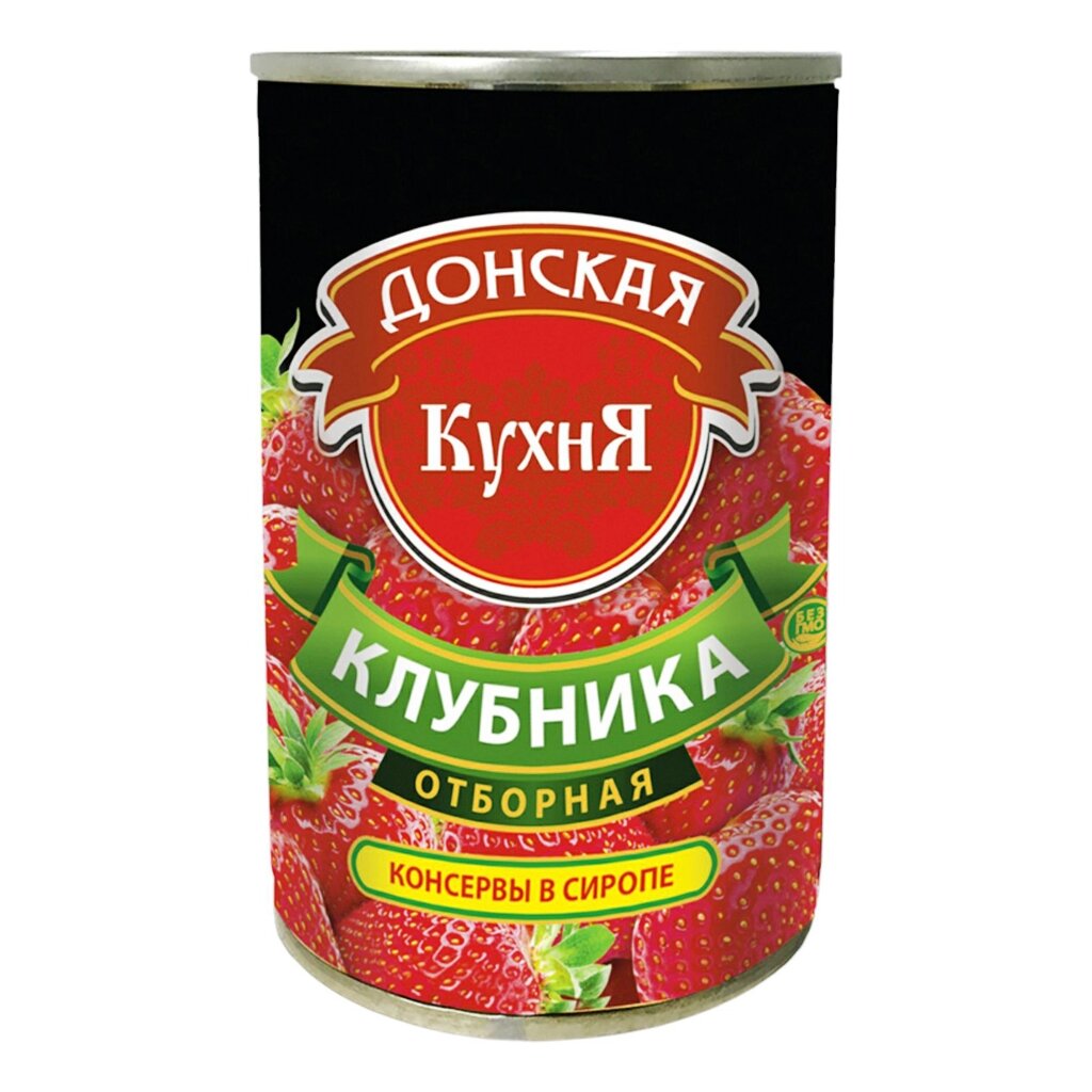 Клубника отб. в сиропе Донская Кухня ж/б 425 мл
