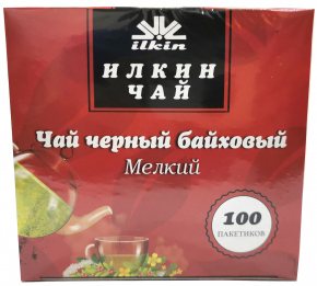 Чай черный байховый ILKIN 100 пак*2гр