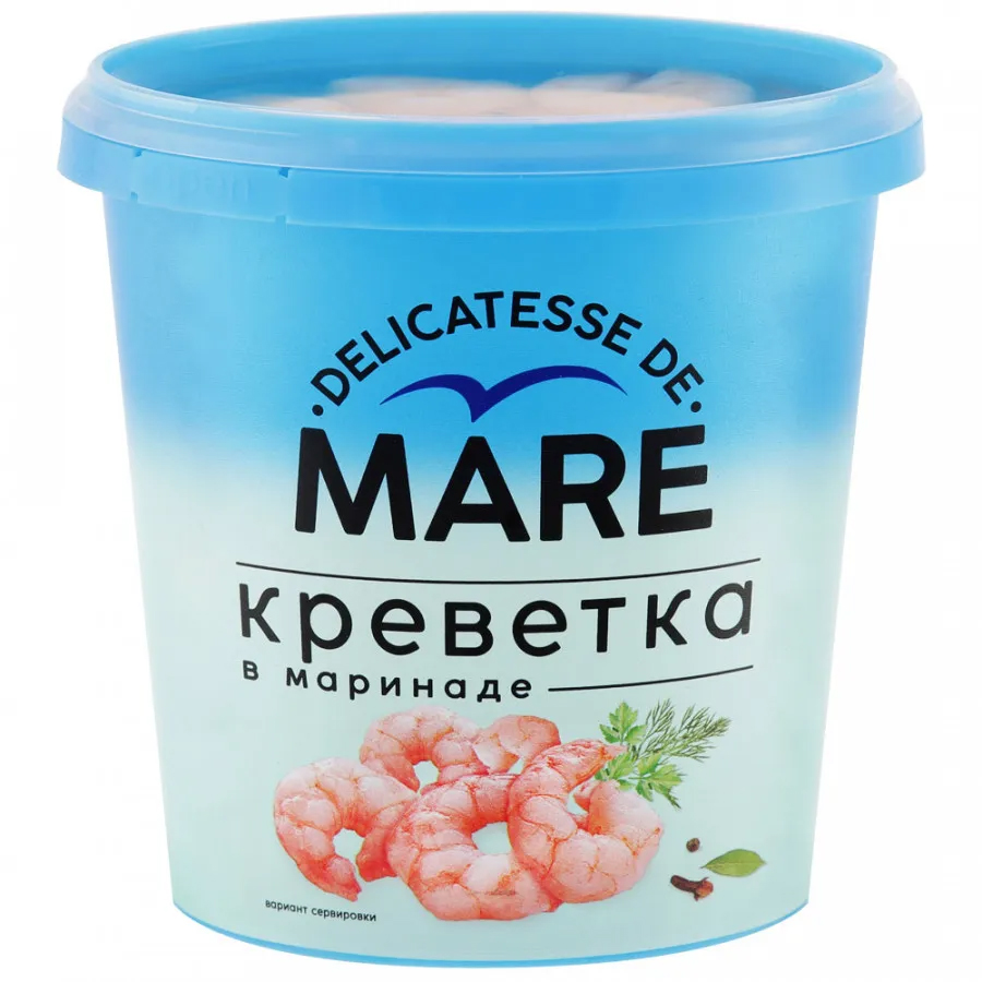 Креветки в маринаде "Маре" 390 г «Балтийский Берег» ООО