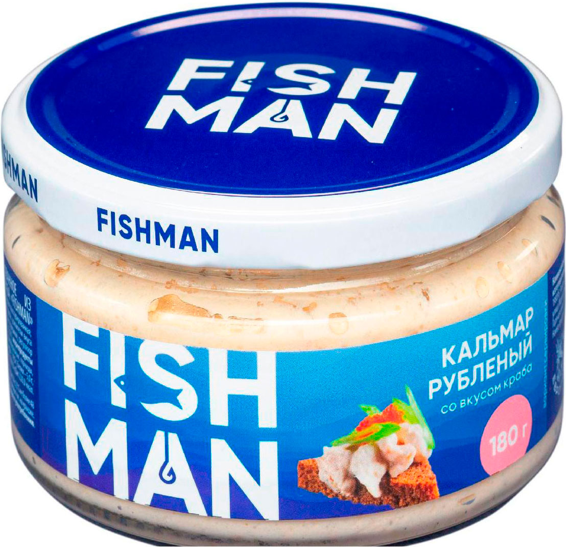 Кальмар рубленый "FISHMAN" 180 гр ст/б "Европром" ООО