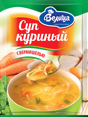 Суп куриный , мясной с вермишелью 60гр. ООО "Абсолют"