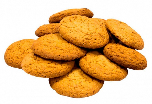 Печенье овсяное новое с орехом ТМ «КРУПТОРГ» 0,5 кг.