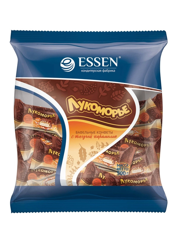 Конфета Лукоморье вафельная 500гр Эссен Продакшн АГ АО