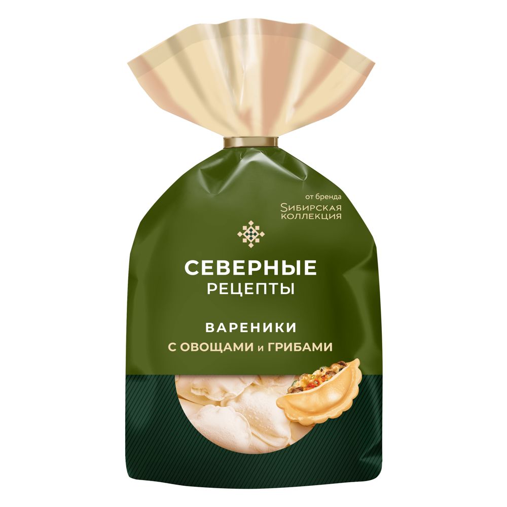 Вареники Сибирская коллекция с овощами и грибами 700 г