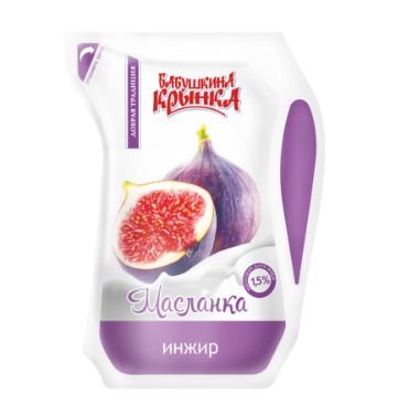 Бионапиток из пахты к/м "Масланка" 1,5% 250г кувшин "Бабушкина крынка"