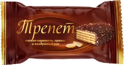 Конфеты "Десерт Трепет" мягкая карамель, арахис и воздушный рис фас.500 гр. "Невский Кондитер" ООО