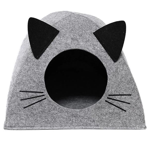 Домик для животных "Палатка УШАСТАЯ", войлок, 38х28х38см