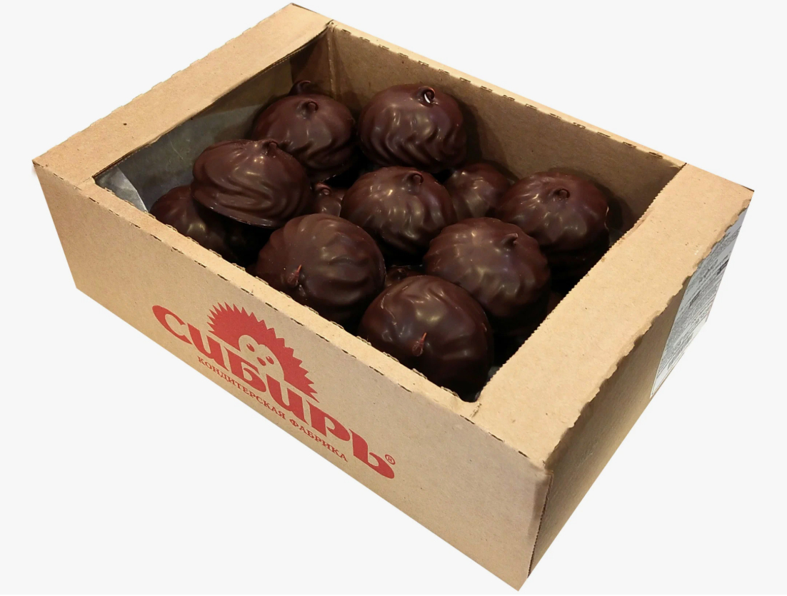 Зефир глазированный "Черничный аромат" 500гр Сибирь КФ