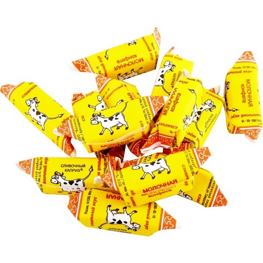Конфеты молочные " Сливочный Каприз",1кг ООО Вознесенский пищевой комбинат