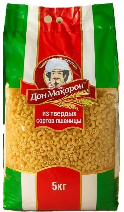 Макаронные изделия в/с гр А Дон Макарон Гурман 5 кг