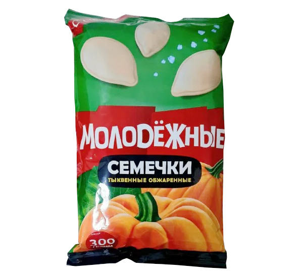 Семечки " Тыквенные молодежные с солью" 300 гр 