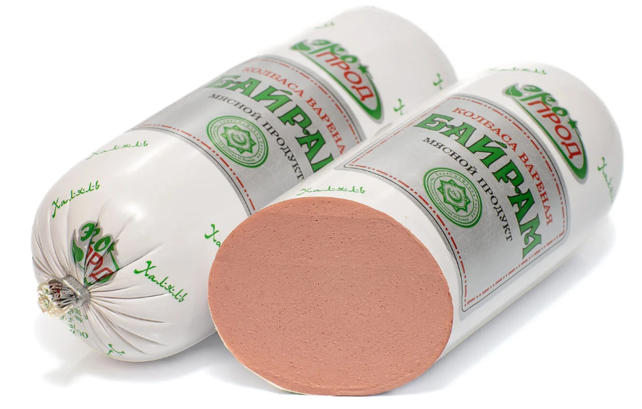 Колбаса вареная Байрам Халяль 0,3кг.