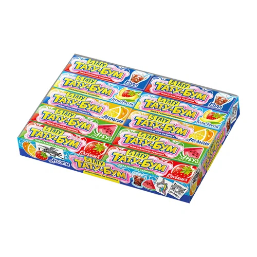 Жевательная резинка Тату Бум Ассорти 20шт*12,5гр