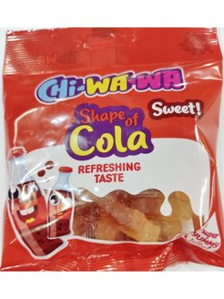 Мармелад жевательный chi wa wa 500 гр. кола, мишки,червяки