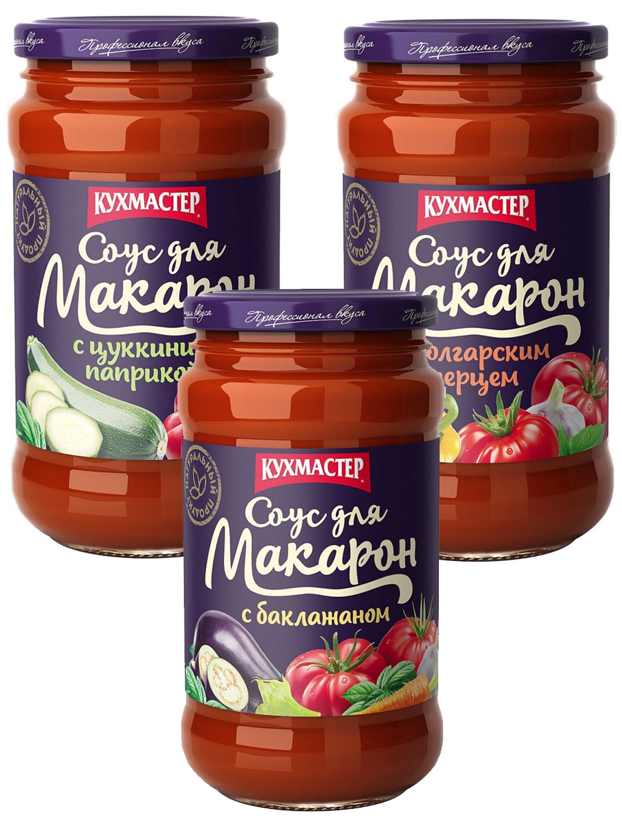 Соус "Для макарон" стб 400г Кухмастер