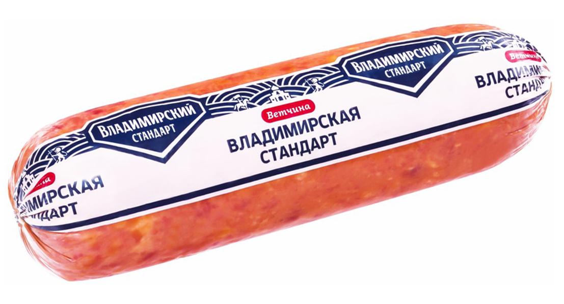 Ветчина Владимирская стандарт 800г, кат.Б, ООО Владимирский стандарт