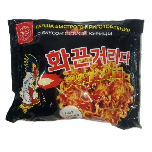 Лапша БП со вкусом острой курочки 142г от Оптимлайф