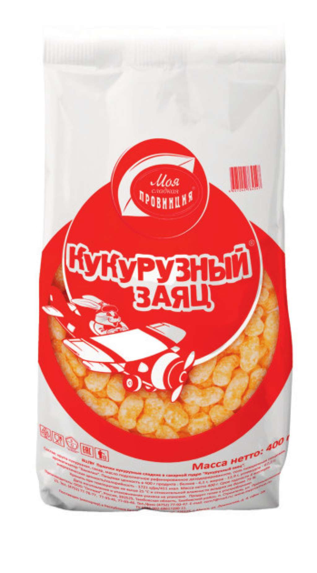 Палочки кукурузные сладкие в сахарной пудре 400г