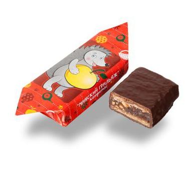  Конфеты глазированные Минский грильяж 520г Коммунарка ООО