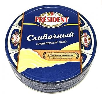 Сыр плавлен. ванна ТМ «Президент» 380 г МДЖ 40% БЗМЖ ООО «Лакталис Истра»